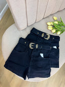 short preto com lycra