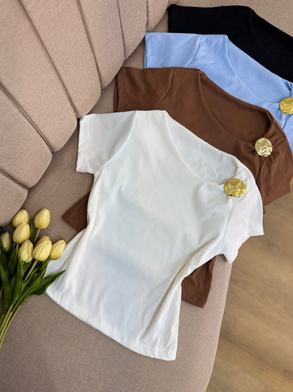 blusa baby look