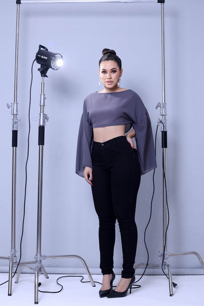 calça skinny com lycra